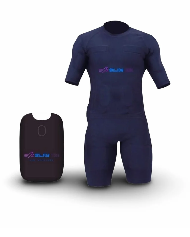 SlimTech Powersuit-Dry wireless EMS suit with its PowerBox control unit